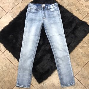 Girls Hudson Skinny Slim Jeans Size 12 Flawless
